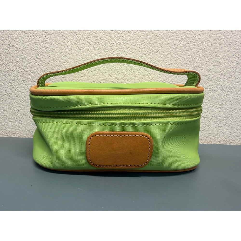 Jon Hart Design Lime Green Coated Canvas Mini Makeup Case